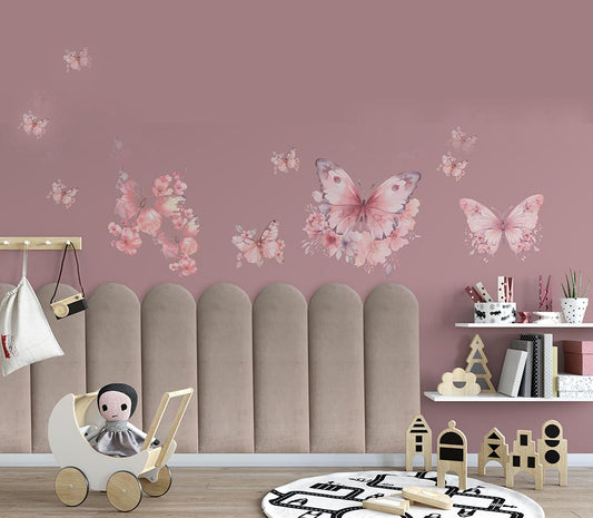 EMMA SAMT Wandkissen Polsterpaneele - Braun - Wandpolster Bettkopfteil