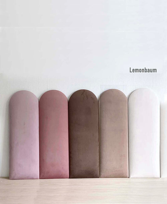 Wand Kissen Paneele Rosa Beige