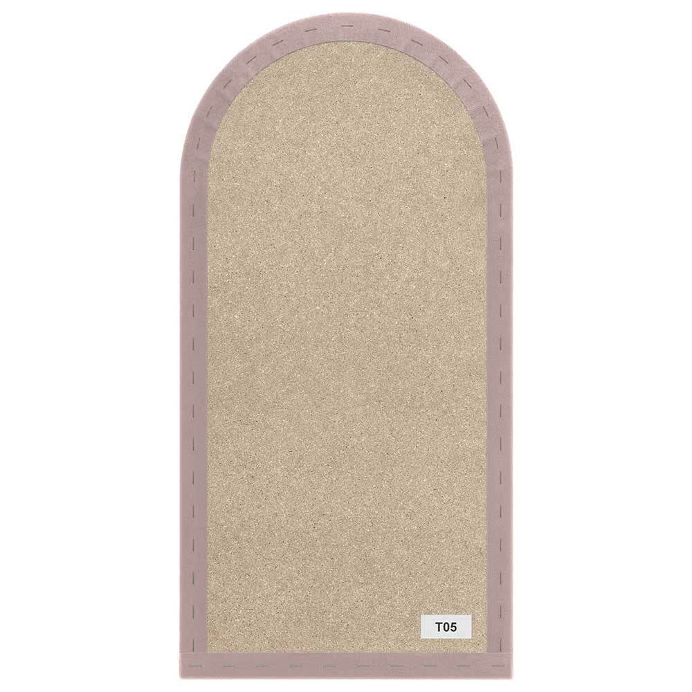 EMMA SAMT Wandkissen Polsterpaneele - Rosa, creme, braun - Wandpolster Bettkopfteil