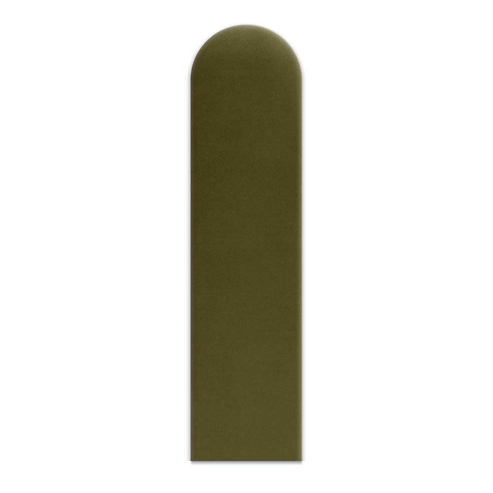 EMMA SAMT Wandkissen Polsterpaneele - Khaki-grün - Wandpolster Bettkopfteil - Polsterwand
