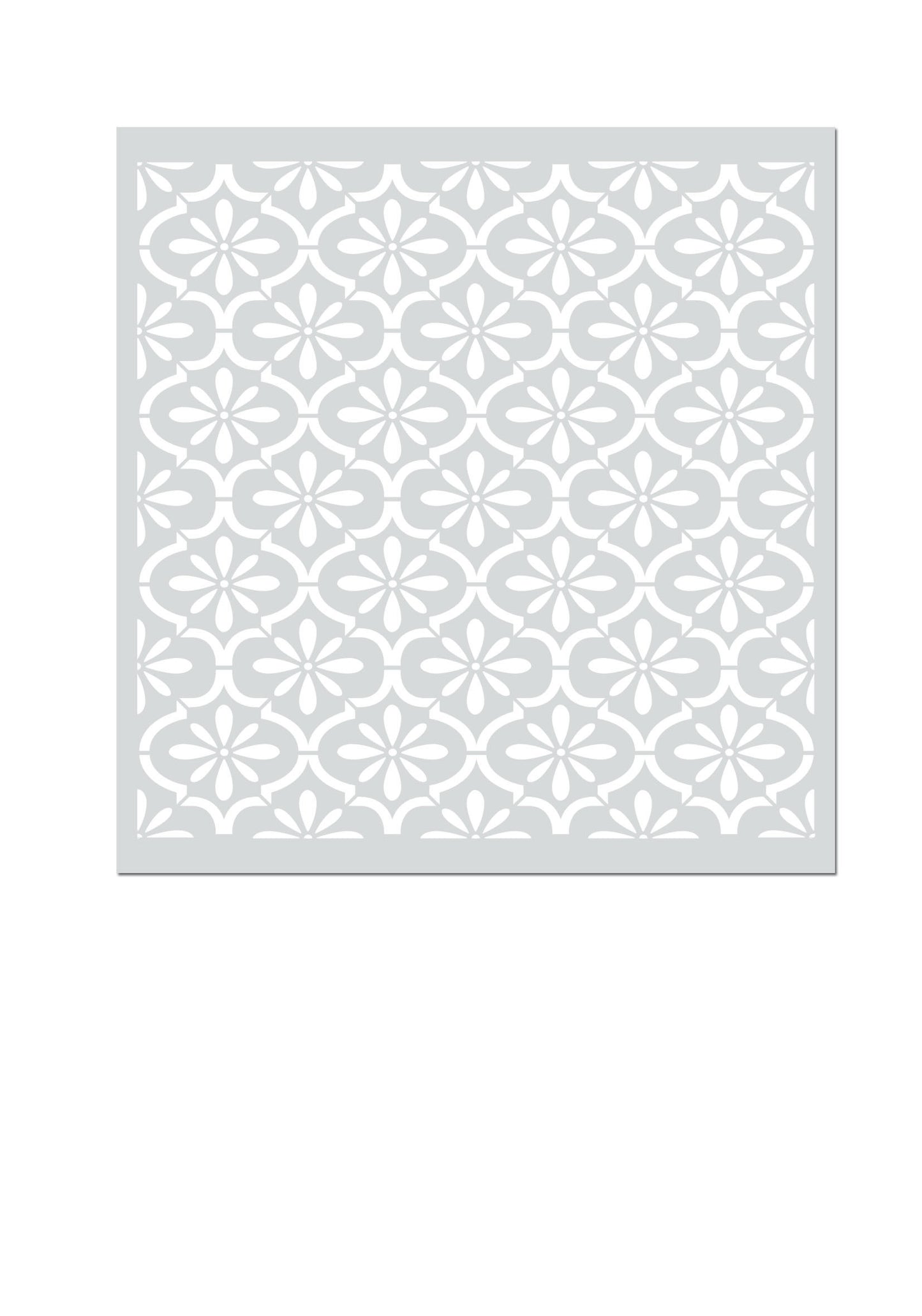 MAROKKO - 50 cm Schablone für Terrassenplatten, Pflastersteine - Boden Schablone - Fliesen Schablone