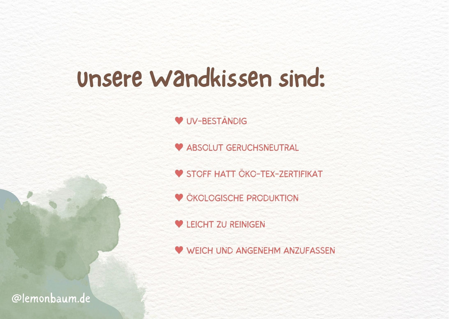 SOFIA ÖKO-LEDER Wandkissen Polsterpaneele - 4 Farbalternativen - Wandpolster