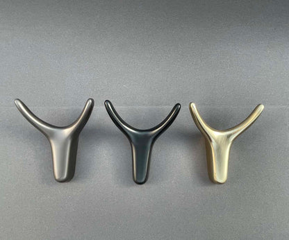 Einzelne Rentier Wandhaken im modernen Skandinavischem Stil. Goldene - Schwarze - Silberne - Anthrazit Metallhaken Wandhaken für Eingang