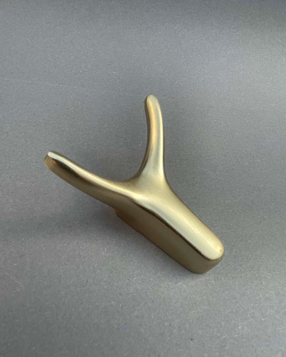 Einzelne Rentier Wandhaken im modernen Skandinavischem Stil. Goldene - Schwarze - Silberne - Anthrazit Metallhaken Wandhaken für Eingang