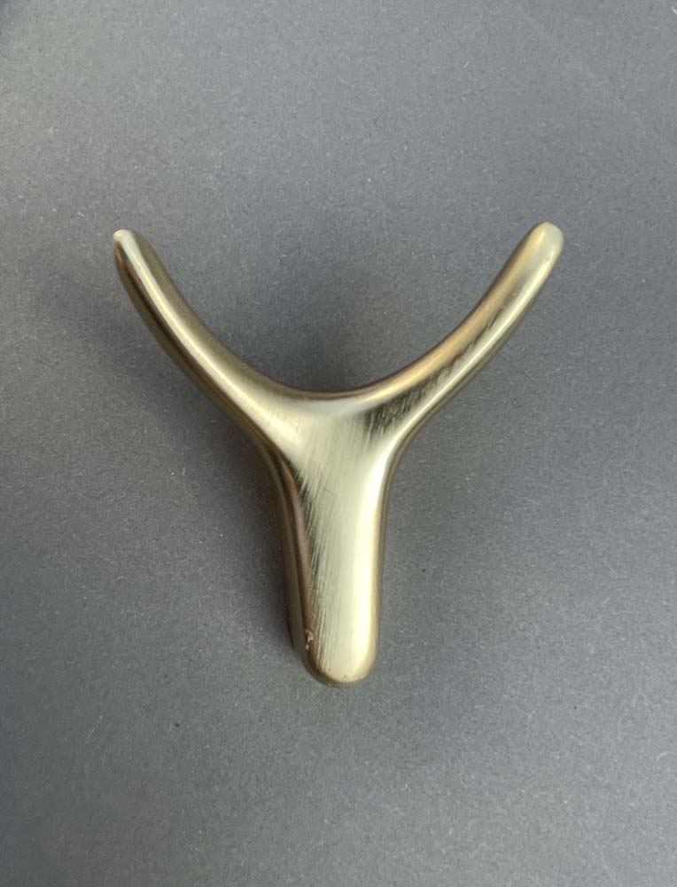 Einzelne Rentier Wandhaken im modernen Skandinavischem Stil. Goldene - Schwarze - Silberne - Anthrazit Metallhaken Wandhaken für Eingang