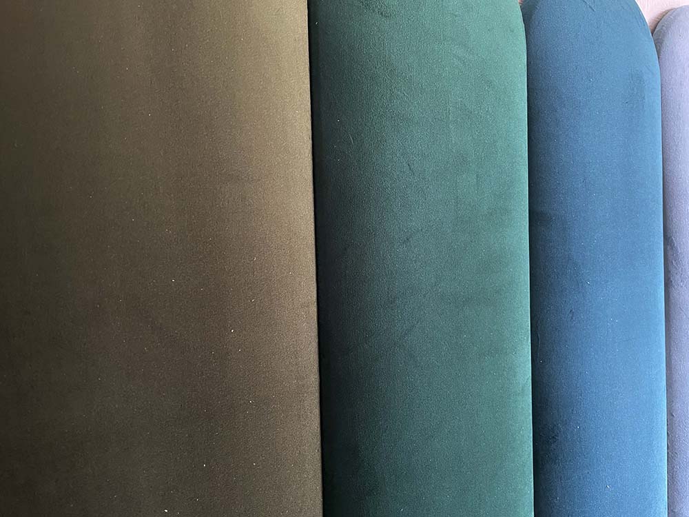 EMMA SAMT Wandkissen Polsterpaneele - Blau, Petrol, Sage Grün - Polsterwand Bettkopfteil