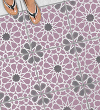 Lade das Bild in den Galerie-Viewer, CASABLANCA - Orientalische Schablone für Terrassenplatten - für Gartenplatten Betonplatten
