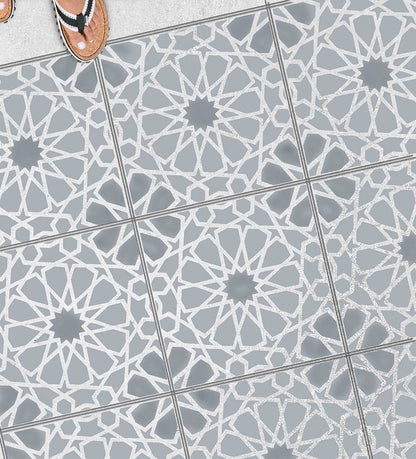 CASABLANCA - Orientalische Schablone für Terrassenplatten - für Gartenplatten Betonplatten