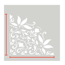 Lade das Bild in den Galerie-Viewer, BLOOM - Garten Betonplatten Schablone - Moderne Blumenschablone für Terrassen-Platten - Fliesen Schablone
