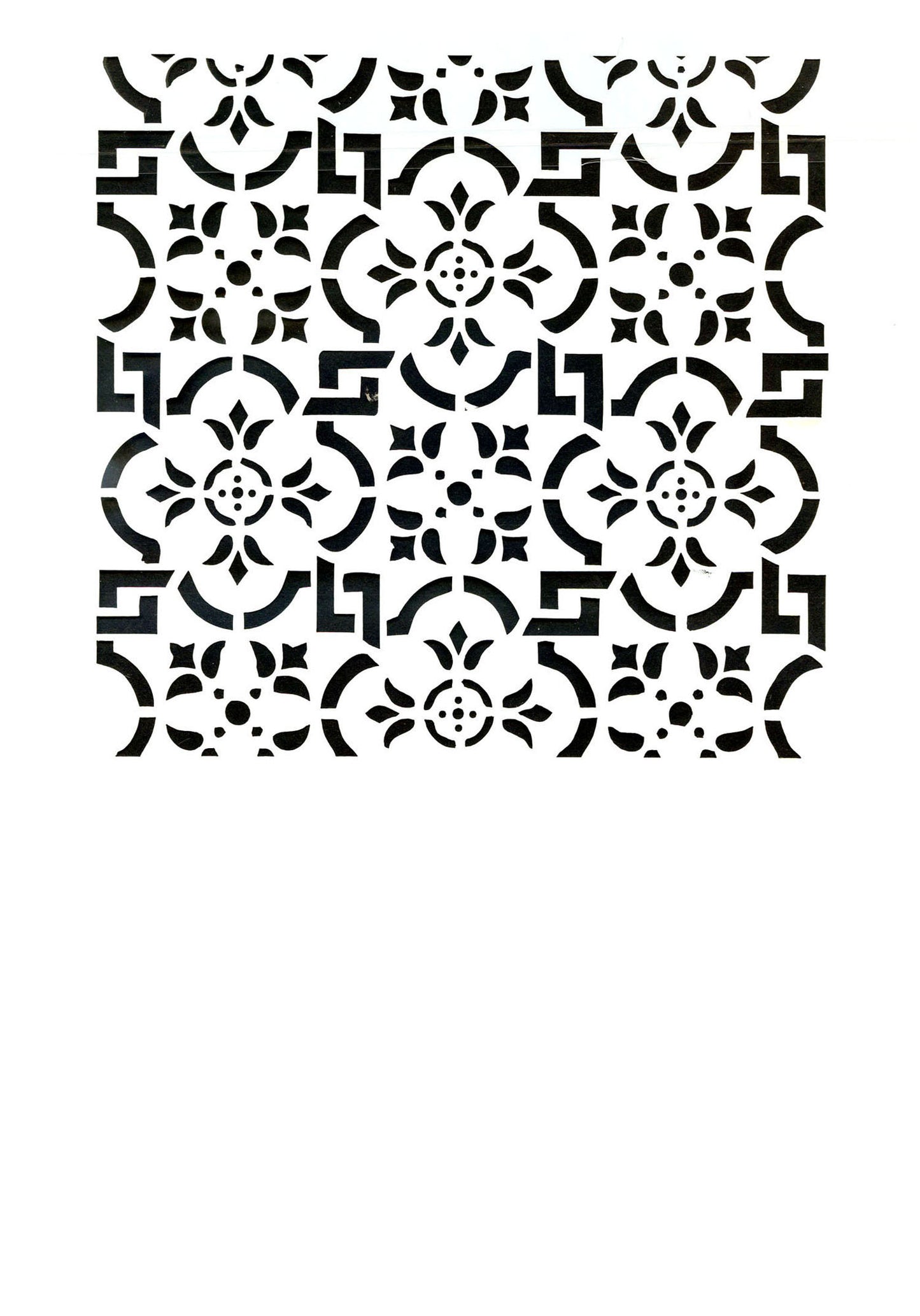 CAIRO - Marokkanische Wandschablone - für Möbel, Textil oder Basteln
