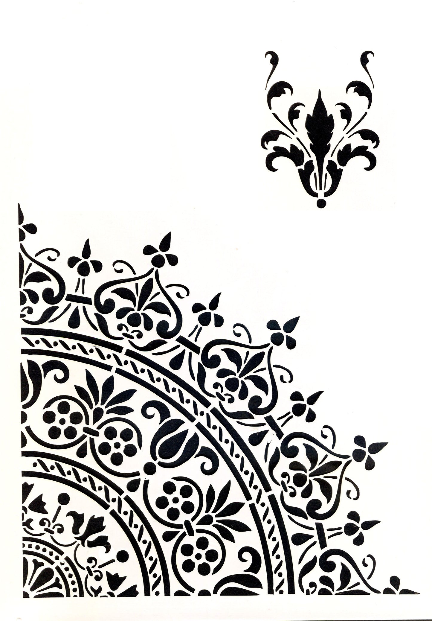 Mandala Set - Mandala Schablone für Wand, Möbel, Textil oder Basteln