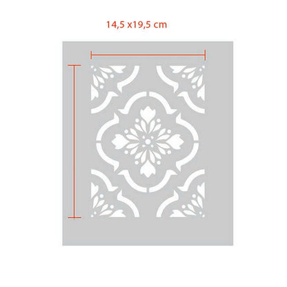 Verschiedene 15x20 cm, 14,5x19,5 cm Schablonen - Moderne FliesenSchablone - Boden Schablone - Wandschablone - für die Küche und mehr