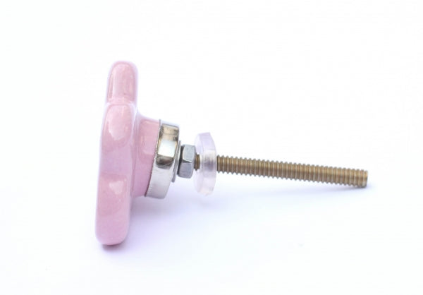 Keramikknauf Wolke - Rosa