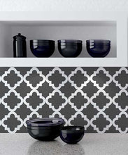 Lade das Bild in den Galerie-Viewer, SILIANA - Moderne Orientalische Schablone für die Küche oder Boden - Wandschablone - Fliesenschablone
