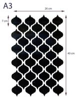Load image into Gallery viewer, MARETH - Marokkanische Wandschablone - für die Küche, Möbel, Textil

