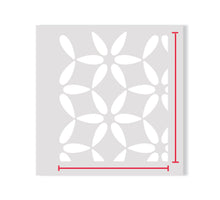 Load image into Gallery viewer, Große Moderne Bodenschablone - Schablone für die Wand, Boden oder Fliesen
