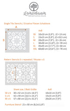 Load image into Gallery viewer, FIELD - Boden Schablone - Moderne Blumenschablone für die Wand - Fliesen Schablone
