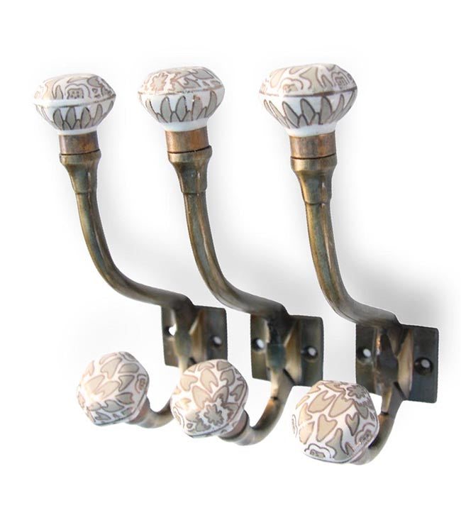 Patère de style oriental – avec motif élégant