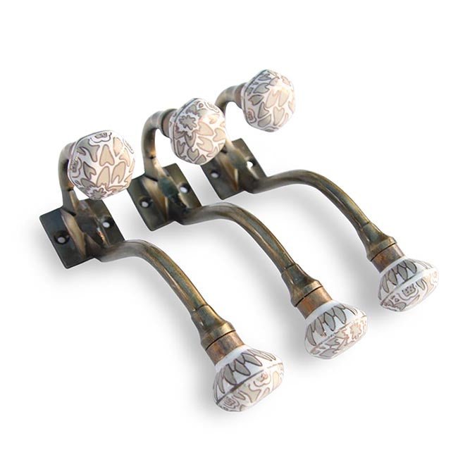 Patère de style oriental – avec motif élégant