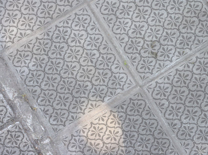 MAROKKO - 50 cm Schablone für Terrassenplatten, Pflastersteine - Boden Schablone - Fliesen Schablone
