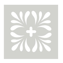 Lade das Bild in den Galerie-Viewer, Betonplatten Schablone - Moderne Blumenschablone für Terrassen-Platten - Fliesen Schablone
