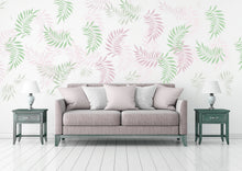 Load image into Gallery viewer, PALM Blatt Wandschablone - Trophische Blatt Wand Schablone
