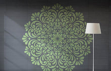 Lade das Bild in den Galerie-Viewer, SOFIA - 110 cm XXL Mandala Wandschablone - Große Yoga Mandala Schablone für Wand, Möbel oder Textil

