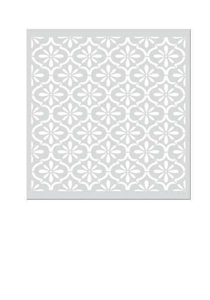 MAROKKO - Schablone für Terrassenplatten, Pflastersteine - Boden Schablone - Fliesen Schablone