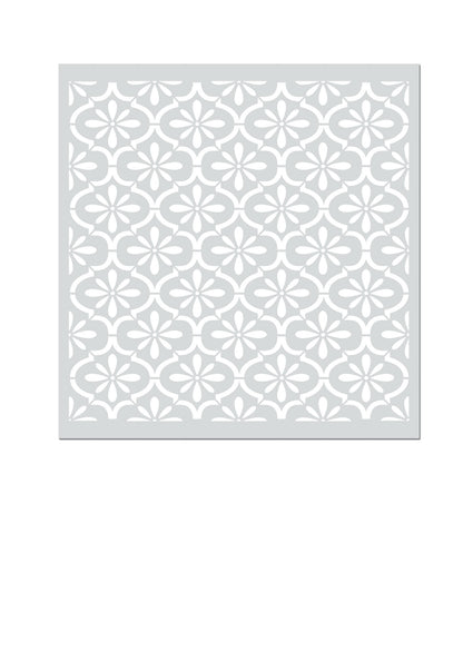 MAROKKO - 50 cm Schablone für Terrassenplatten, Pflastersteine - Boden Schablone - Fliesen Schablone